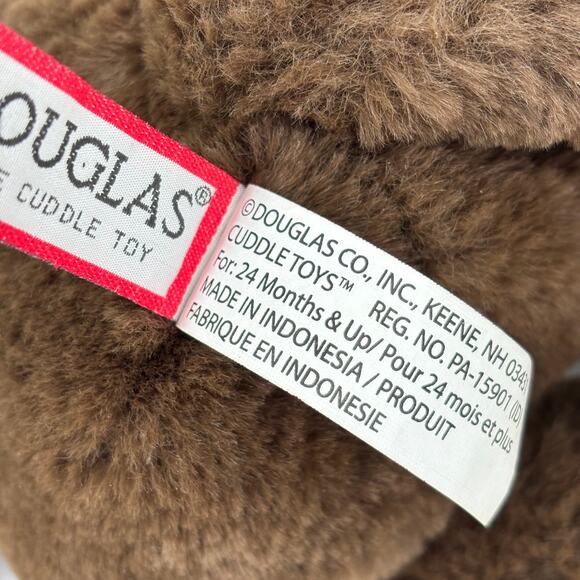 Douglas Cuddle Toy Mikie Monkey Plush Brown Tan Chimp #4617 Beans Stuffed 9 Inch - Picture 6 of 8